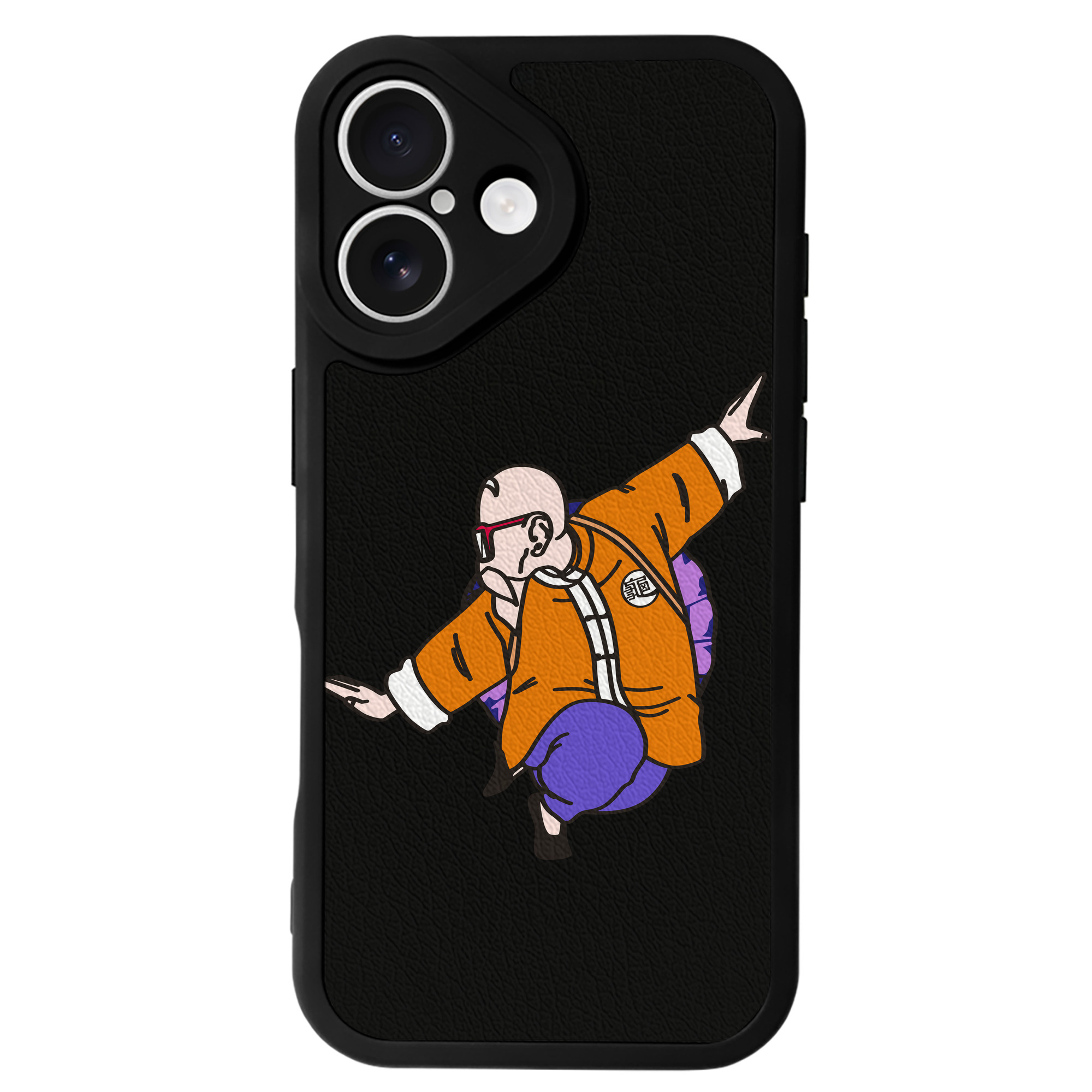 （画像用） ドラゴンボール 亀仙人（かめせんにん） DRAGON BALL Master Roshi Kame Sennin 【iPhone 16シリーズ対応】シリコンスマホケース（レザー調） 材質：シリコン